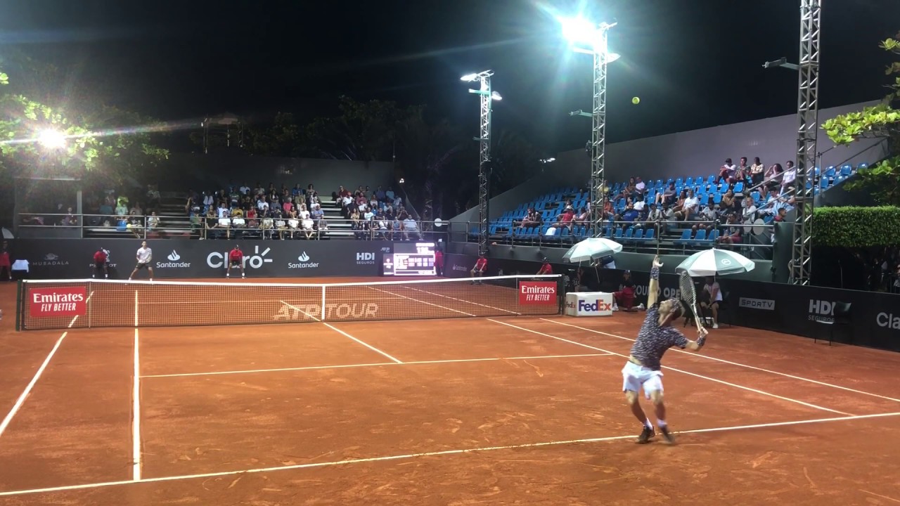 Rio Open 2020 - C. Moutet vs F. Coria, Court Level View