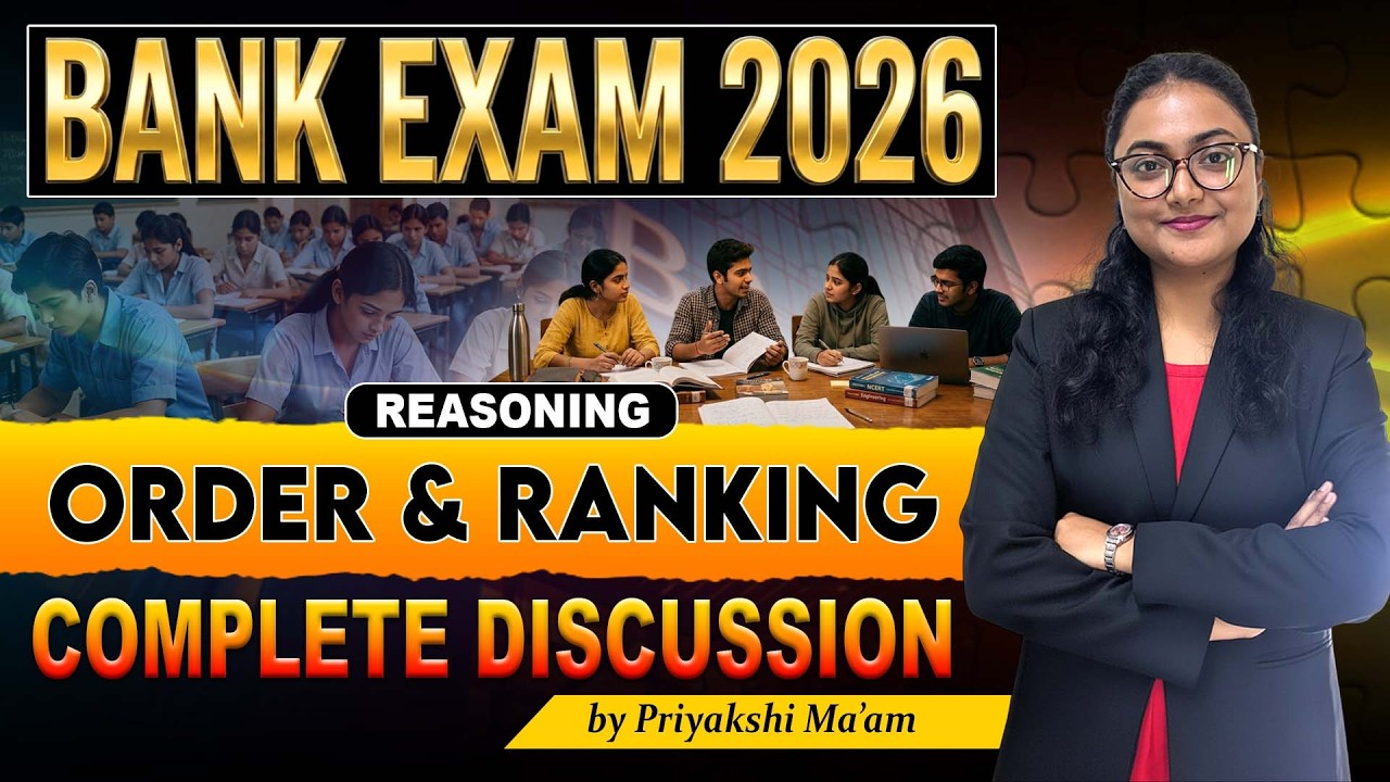 Order & Ranking Tricks | Reasoning for Banking Exams 2026 | SBI PO, IBPS PO, Clerk