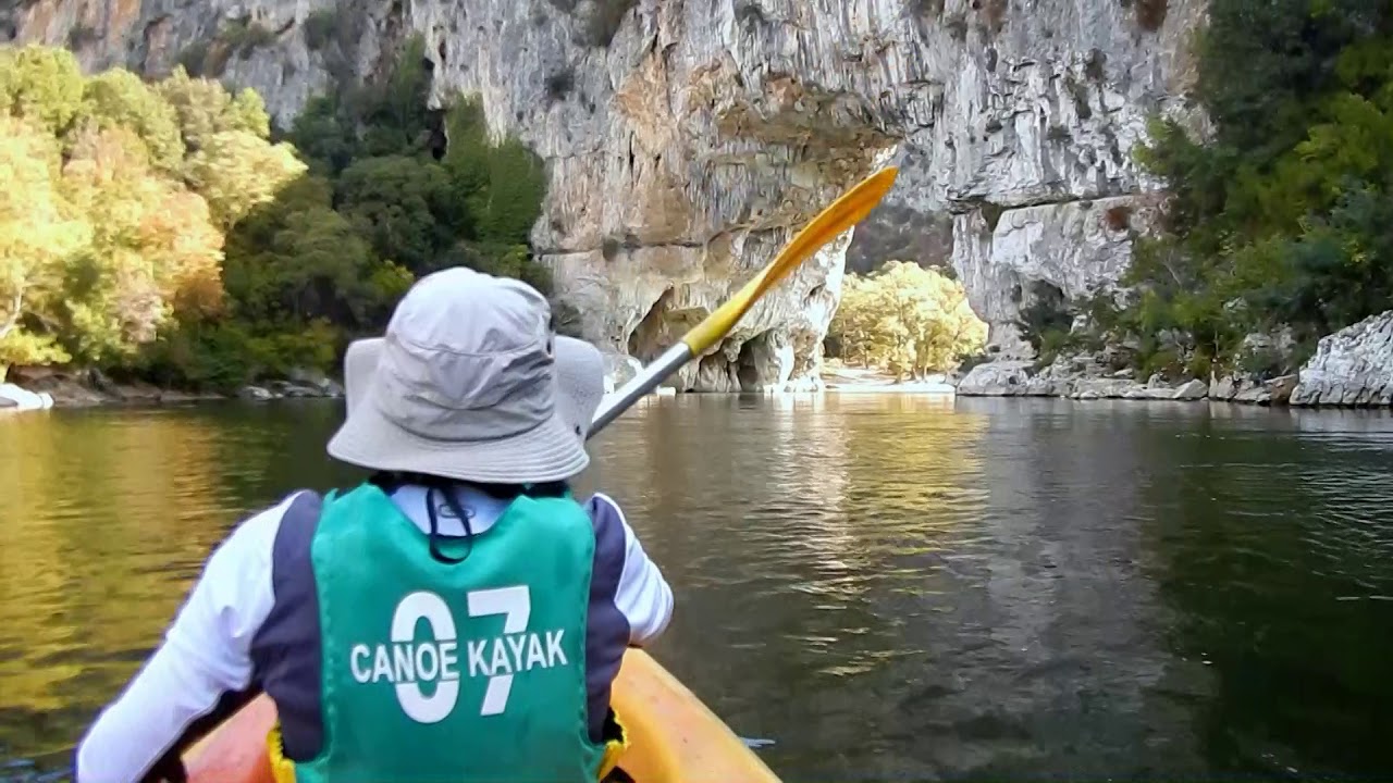 L' Ardèche en Kayak à l' automne