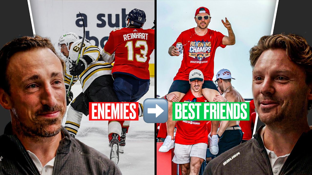 Brad Marchand and Sam Reinhart: the friendship nobody expected