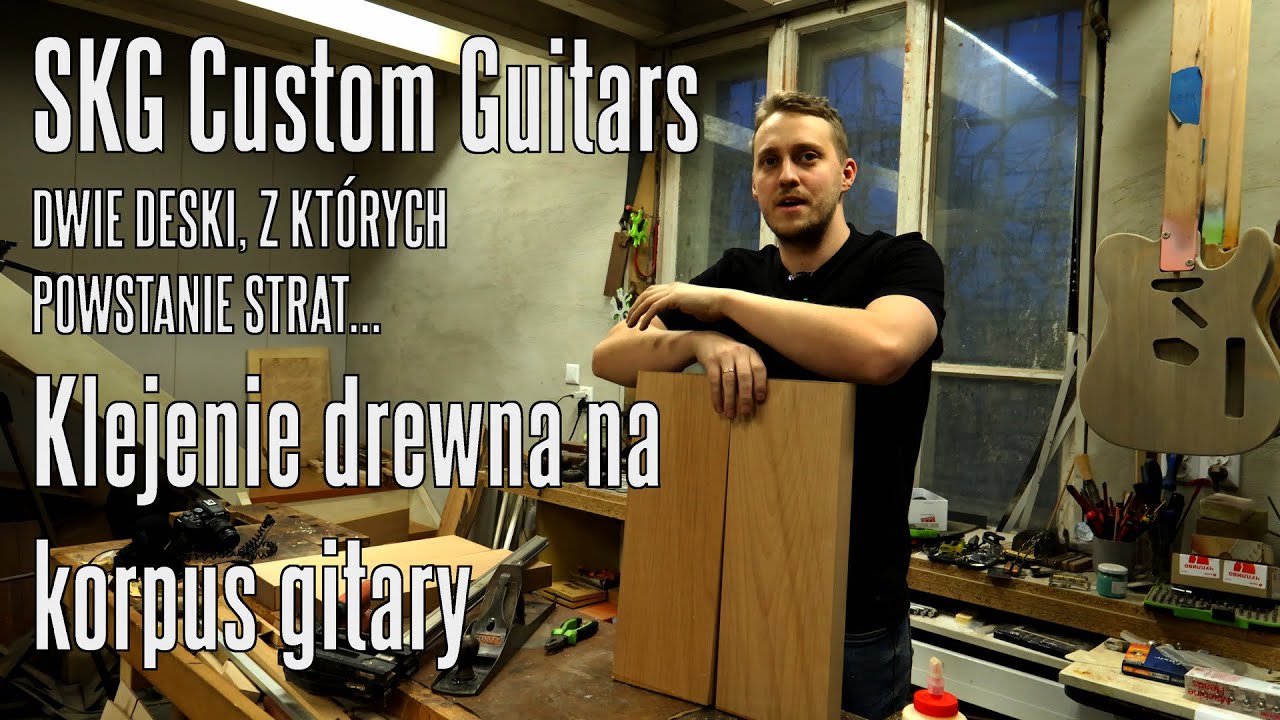 Dwie deski z których powstanie Stratocaster - SKG Custom Guitars #Gitarowamgła