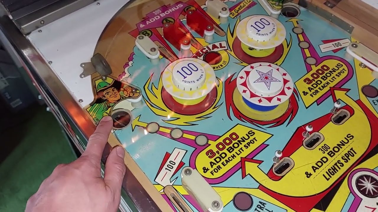 Gottlieb BRONCO pinball (1977) in Gameplay