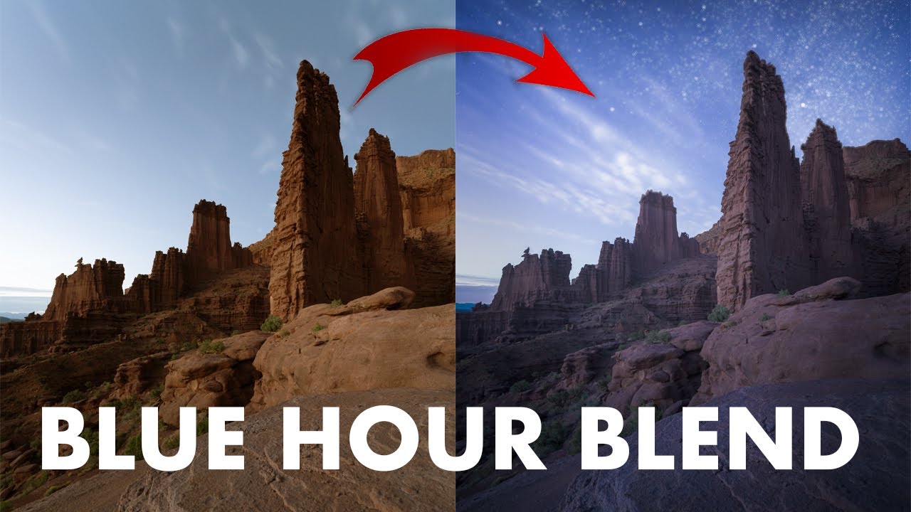 Blue Hour Blending From Start to Finish - COMPLETE Tutorial