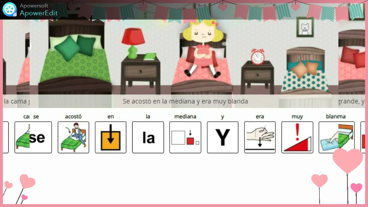 PICTOCUENTO RICITOS DE ORO Y LOS TRES OSITOS. #pictocuentos  #Ricitosdeoro. #Cuentosparaniños.