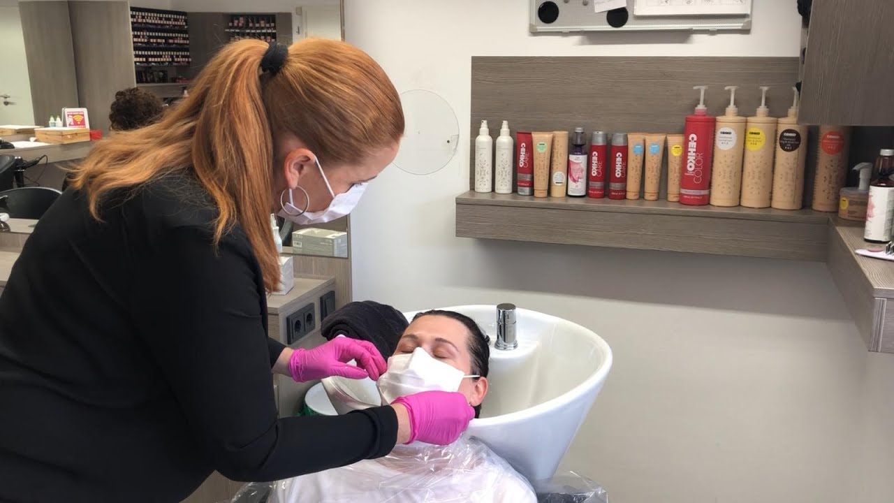 Friseurbesuch während der Corona-Pandemie