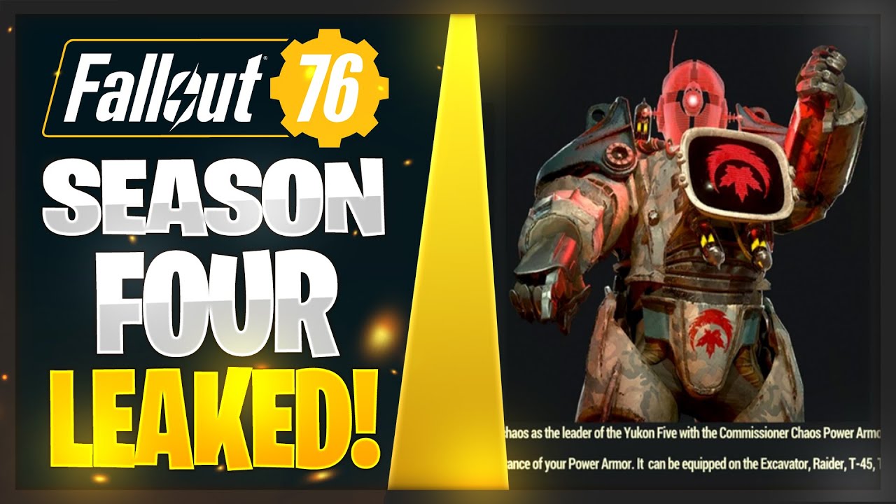 Fallout 76 Season 4 Leaked! | Code Named Cold Steel