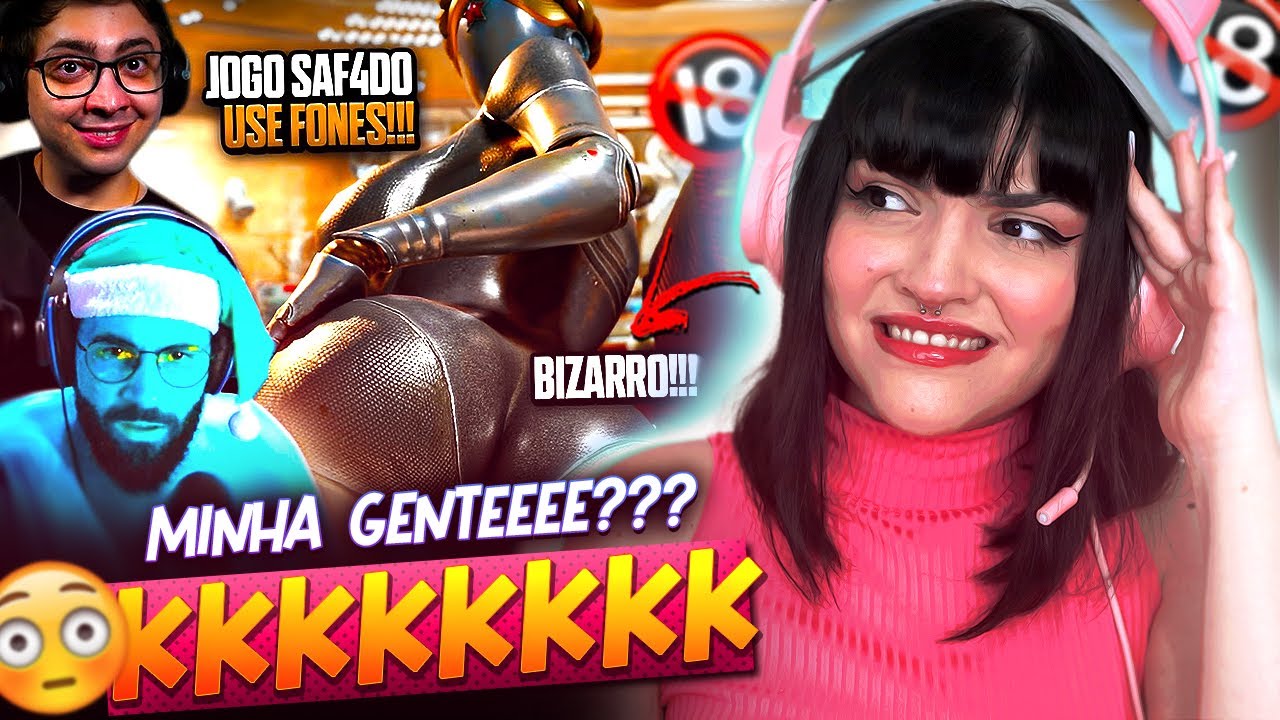 MANOOO???😳STREAMERS CHOCADOS com ATOMIC HEART (USE FONES!!!)