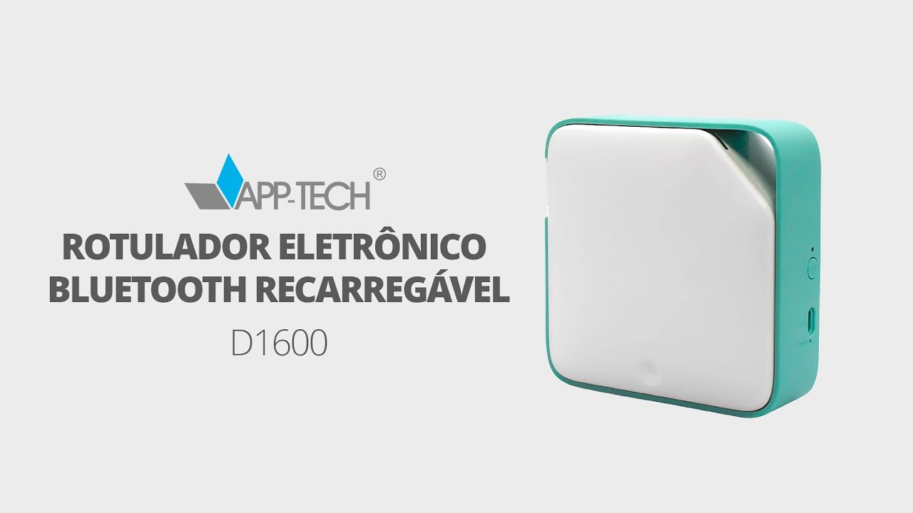 Rotulador Bluetooth D1600 da APP-TECH: Organize Tudo Facilmente!