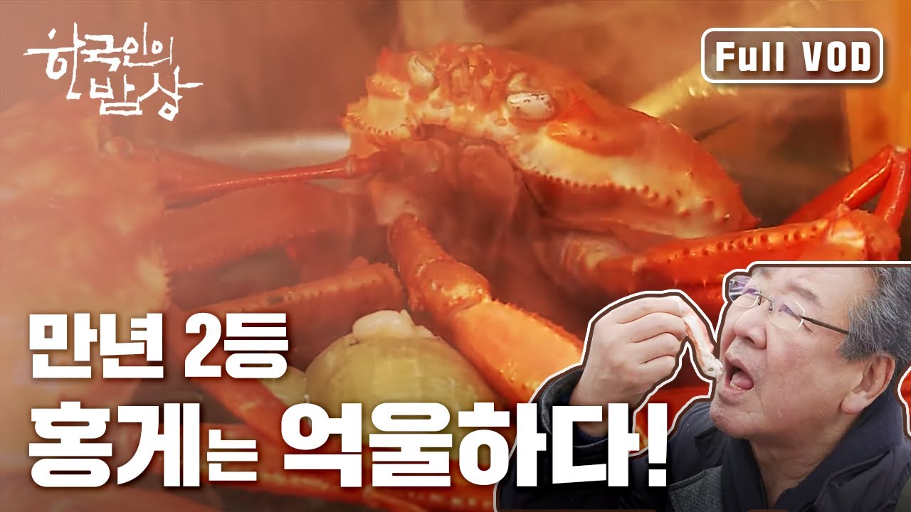 [한국인의밥상] 만년 2등, 홍게는 억울하다! (Full VOD)