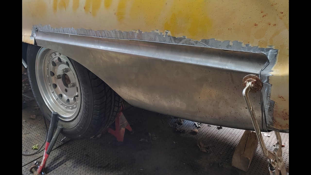 Falcon quarter panel on a 62 Comet. Can we make this fit??   Part 1