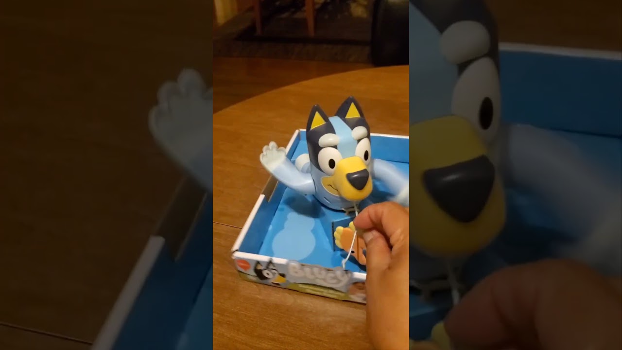 WOW! SATISFYING! BLUEY BATH TOY! ASMR! #amazing #asmr #bluey #toy #short #viral #trending #new