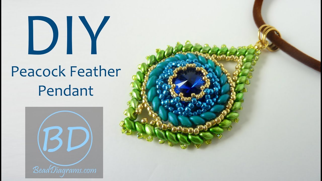 Tutorial - Peacock Feather Pendant