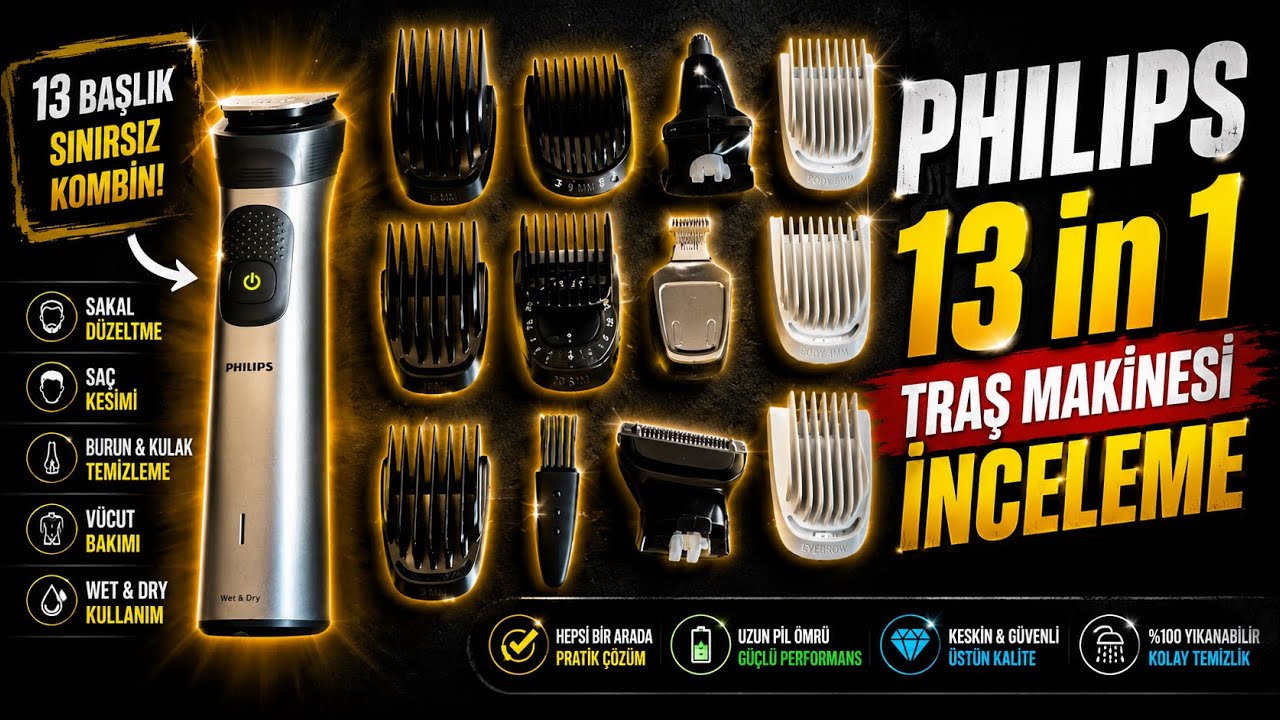 Philips 7000 series 13 in 1 Erkek Bakım Seti İnceleme | harika bir tıraş makinesi