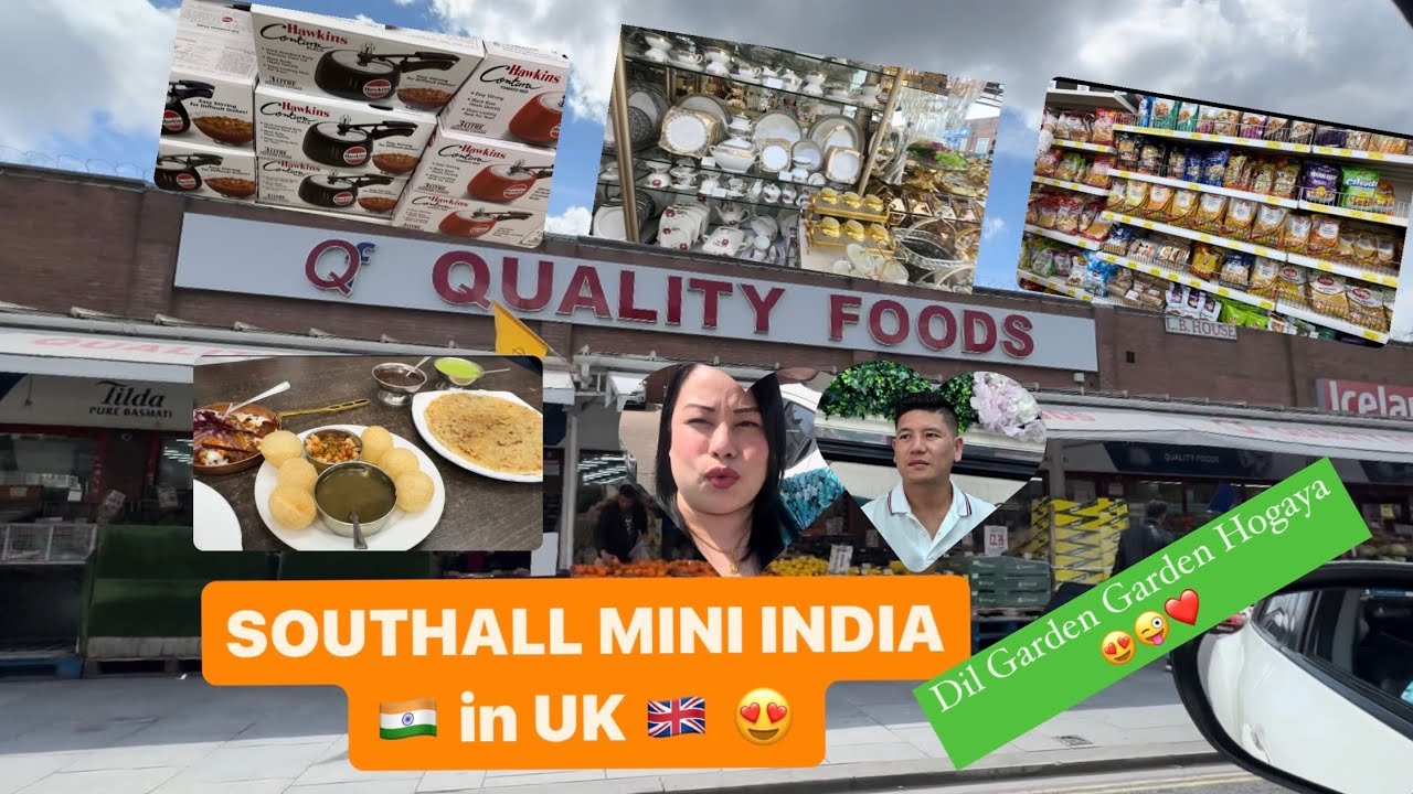 MINI INDIA 🇮🇳 || SOUTHALL UK 🇬🇧 || QUALITY FOODS || Dil Garden Garden Hogaya 🤗|| ANIROSE VLOGS || ❤️