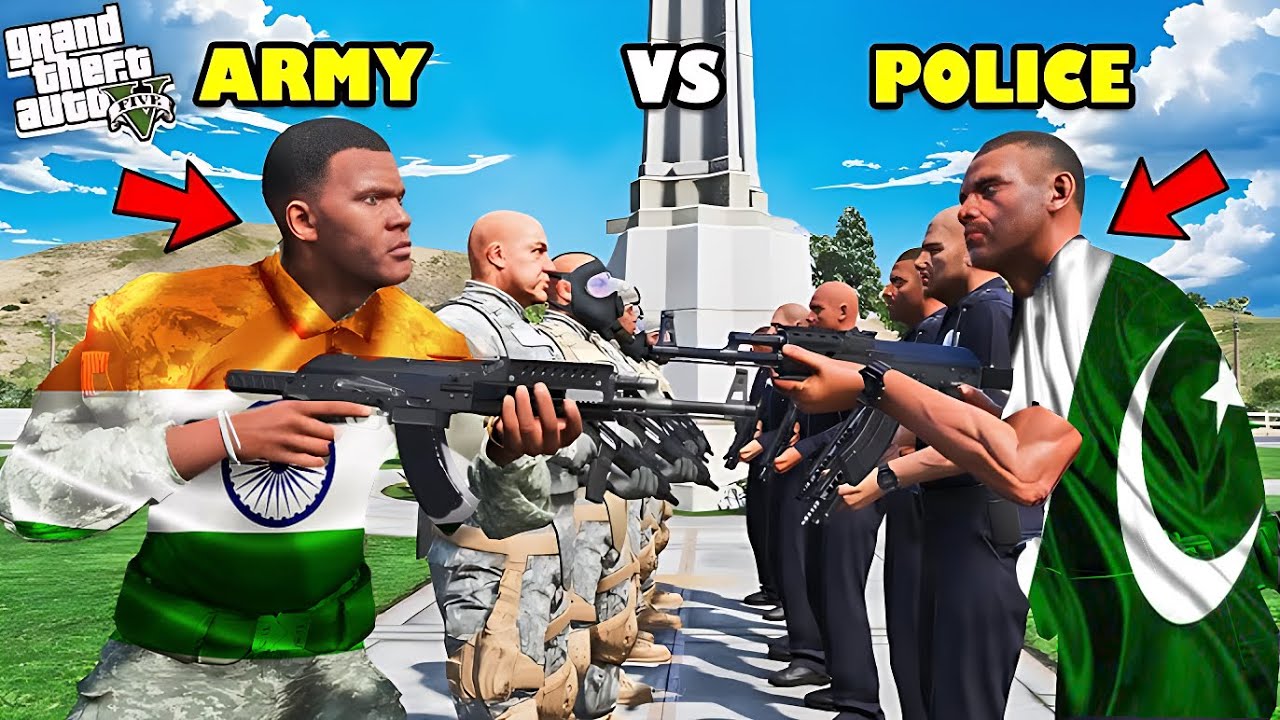 Franklin Blue Gang Vs Shinchan Green Gang Underground Car Parking In GTA 5!