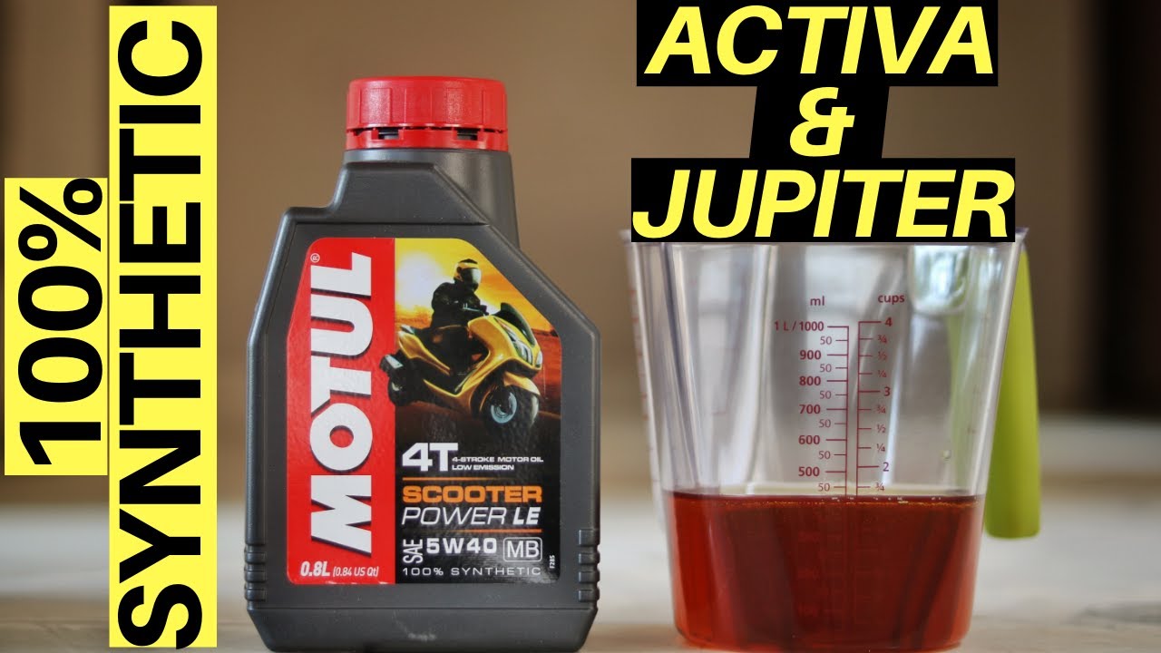 MOTUL SCOOTER POWER LE REVIEW FULLY SYNTHETIC OIL HONDA ACTIVA TVS JUPITER SCOOTER