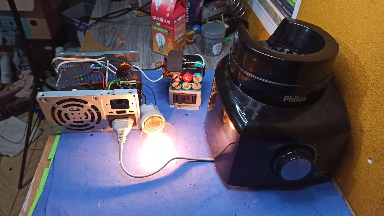 Como Fazer um Poderoso Inversor Caseiro de 12v para 220v de 1000 Watts