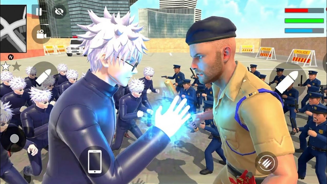गोजो 😎⚡ ने Final Move लिया और Enemy Freeze हो गया 💥🔥