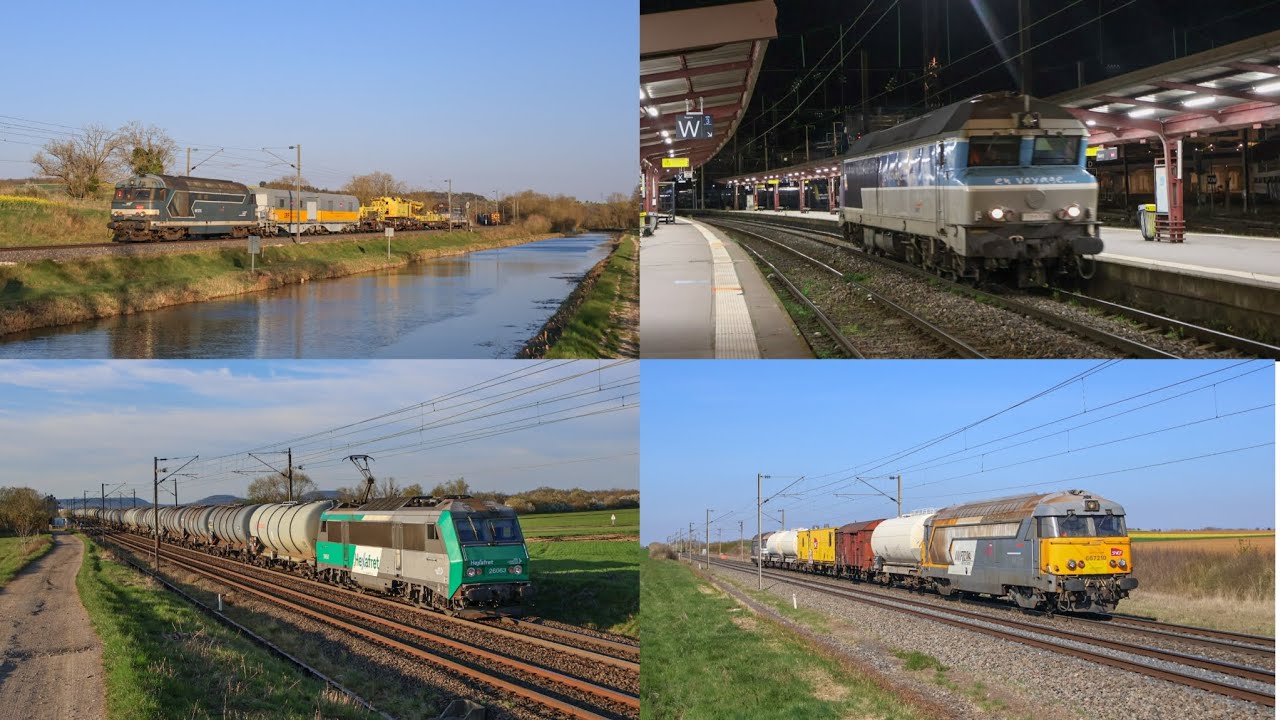 BB67200 + Kirow, BB67210 + TDGR, BB26063 Hexafret... Les trains d'Avril 2025