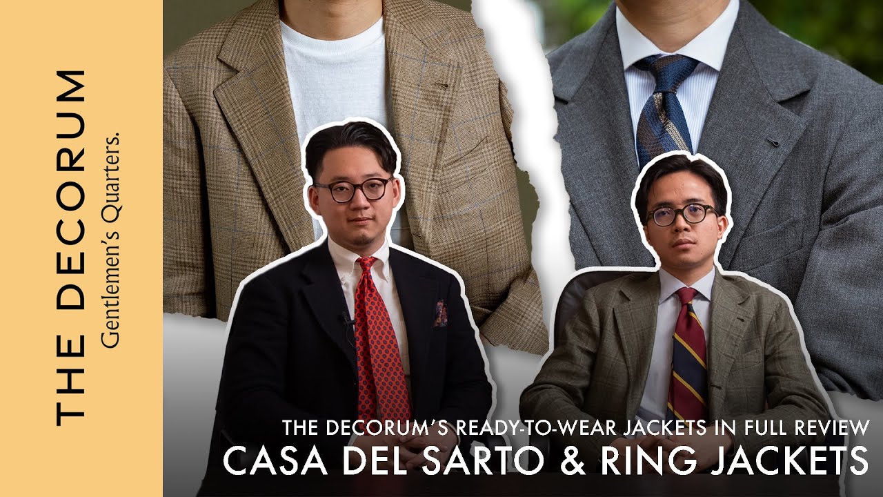 The Decorum’s RTW Jackets in full review : เปรียบเทียบแจ็คเก็ต RTW Casa Del Sarto และ Ring Jackets