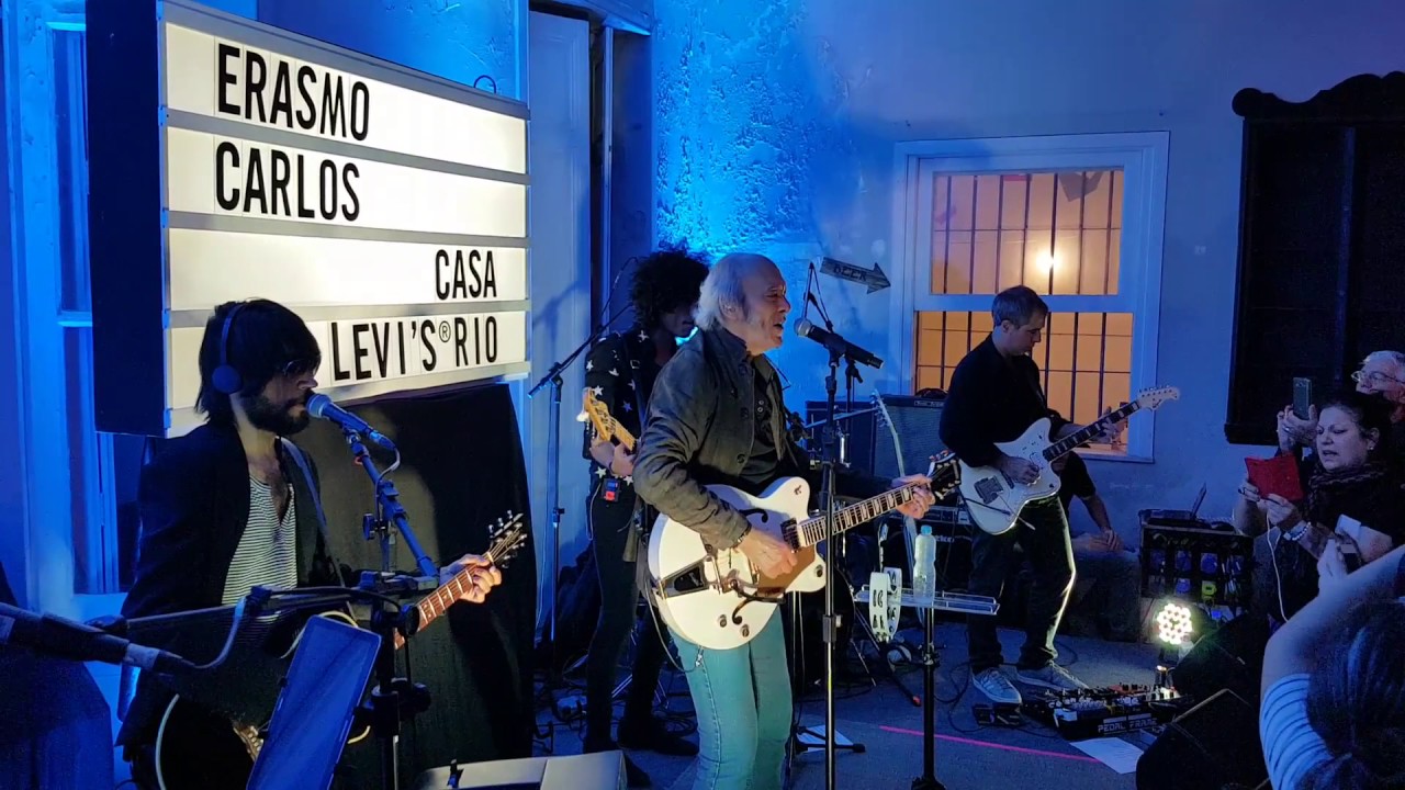 O TREMEND&Atilde;O ERASMO CARLOS NA CASA LEVI&acute;S