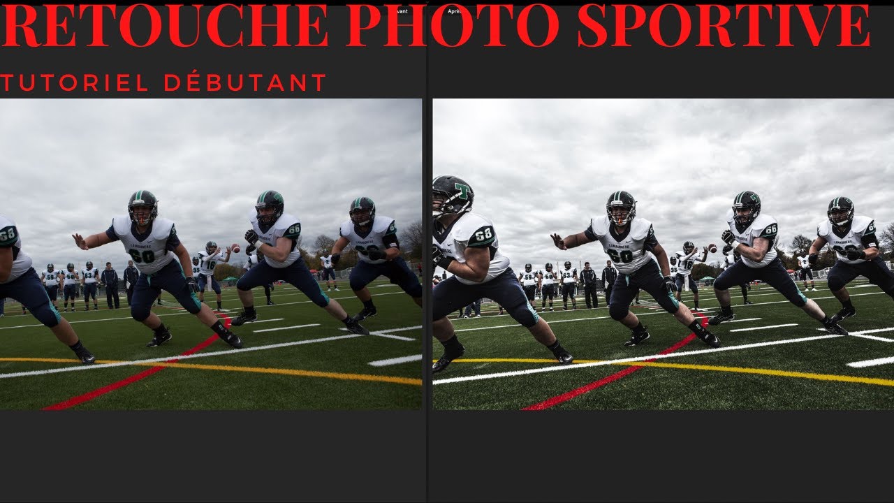 Exercice PRATIQUE de Retouche PHOTO | Photo sportive