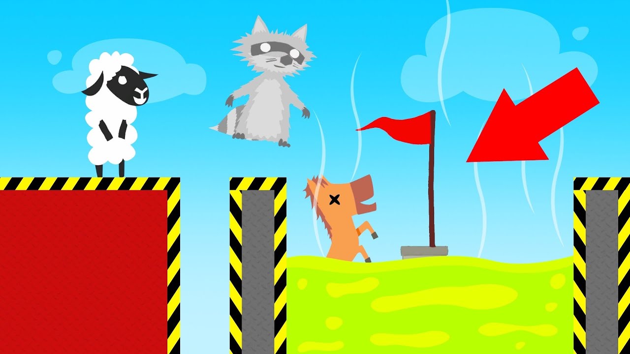 ПРОМАХ В ПРЫЖКЕ = СЖЕЧЬСЯ В КИСЛОТЕ! (Ultimate Chicken Horse)