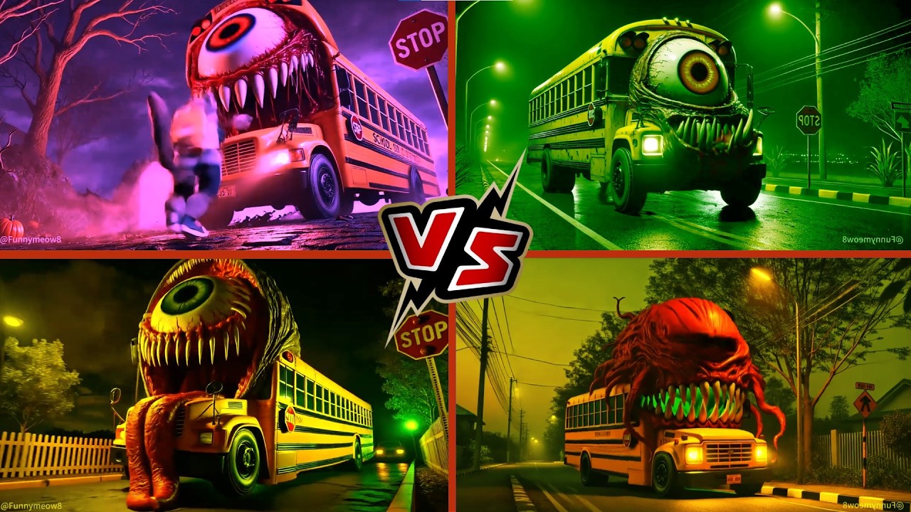 🚌SCHOOL BUS EATER🎶CoffinDance Song