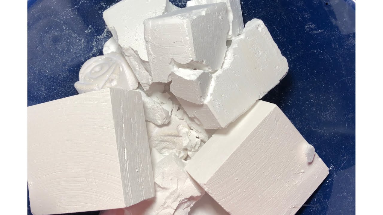 4 Blocks of Gym Chalk Crunch with 16 Reformed | ASMR