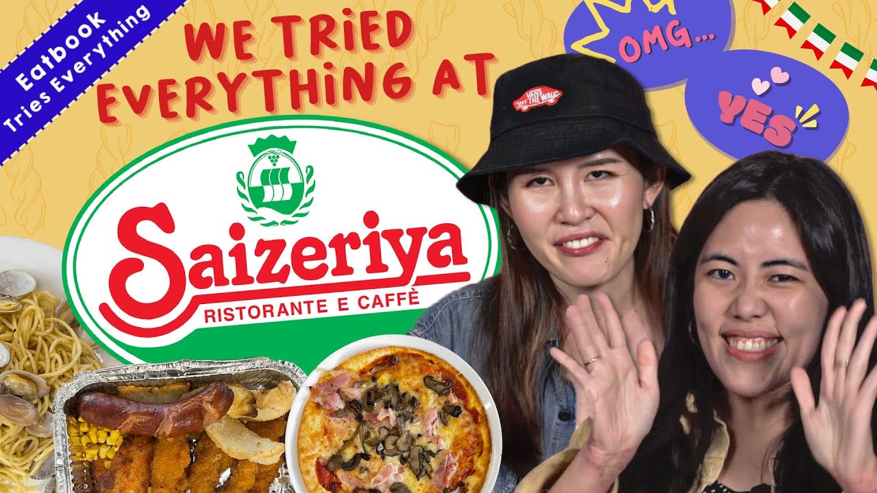 We Tried Everything At The Cheapest Italian Restaurant: Saizeriya | Eatbook Tries Everything | EP 15