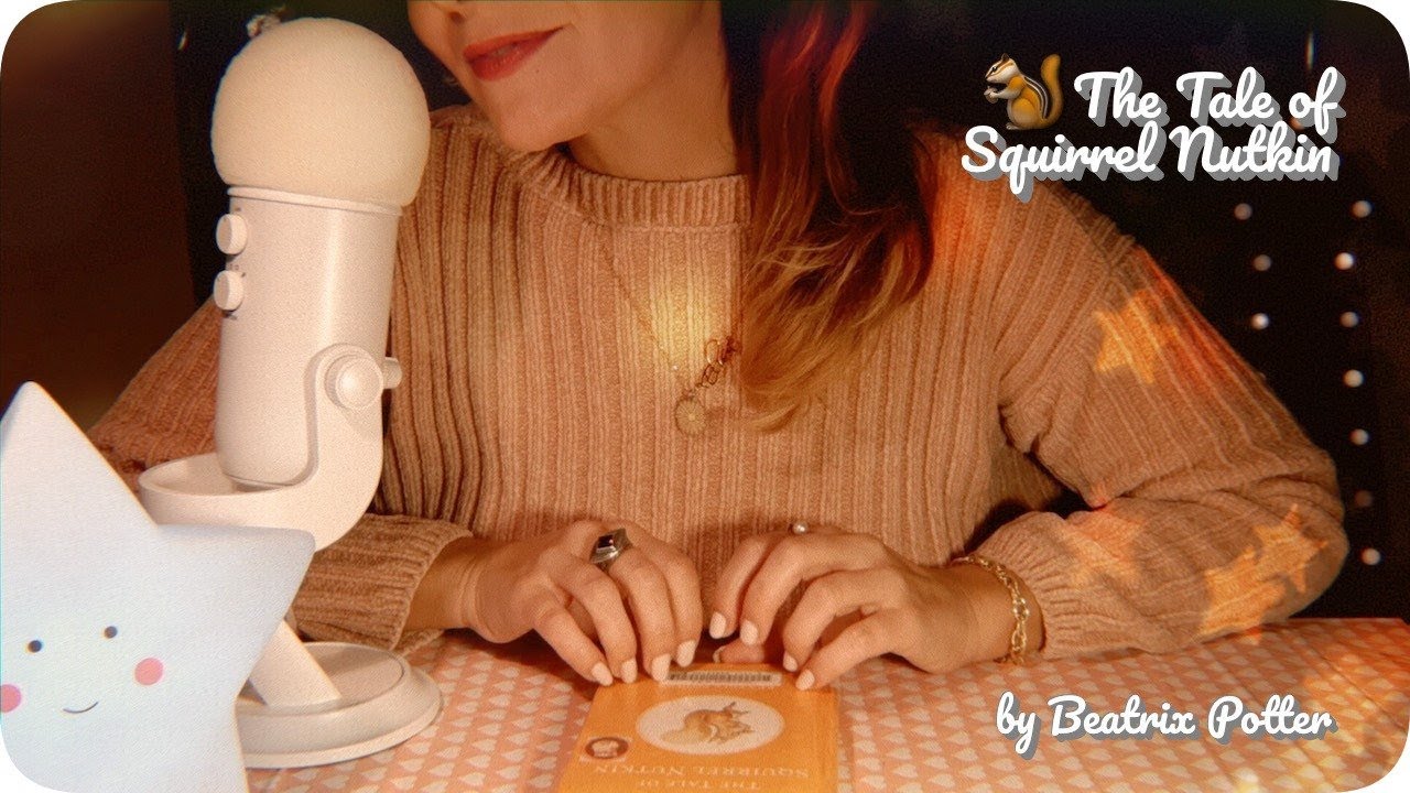 The Tale of Squirrel Nutkin by Beatrix Potter whispered in ASMR 📖 Good Night!