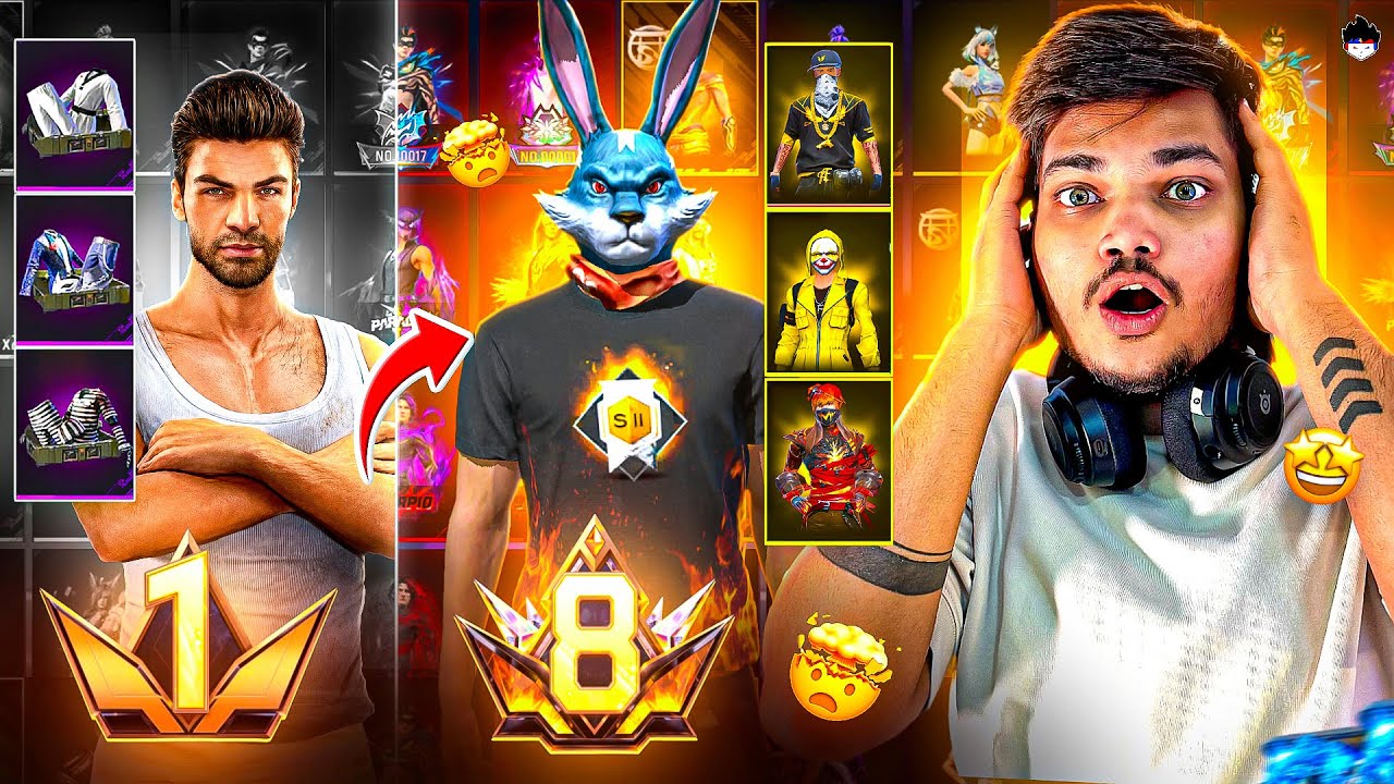 freefire 15 rare Bundles in 11,000 Diamonds😨Challenge | Lvl 2 To Lvl 90😍- Two side gamers 