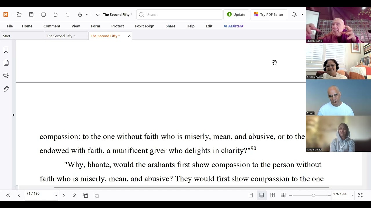 The Benefits of Generosity Ven. Bhikkhu Bodhi (10/4/2025)