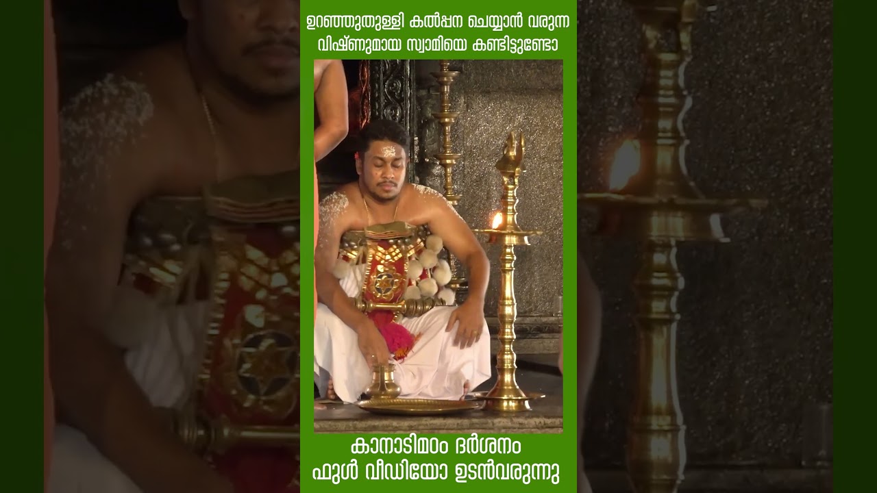ഉറഞ്ഞുതുള്ളി കൽപ്പന ചെയ്യാൻ വരുന്ന വിഷ്ണുമായ സ്വാമിയെ കണ്ടിട്ടുണ്ടോ #kanadimadom #vishnumaya