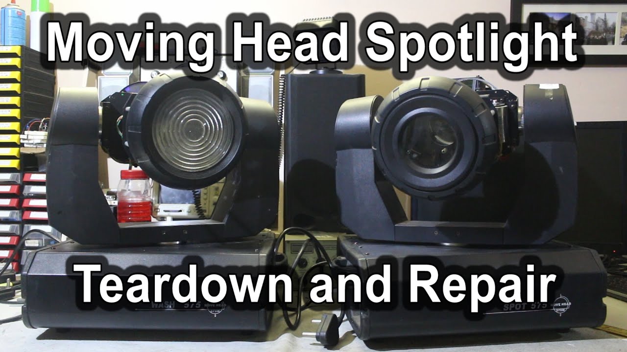 #6 Martin 300 Moving Head Rip-Off Spot Light Teardown and Repair