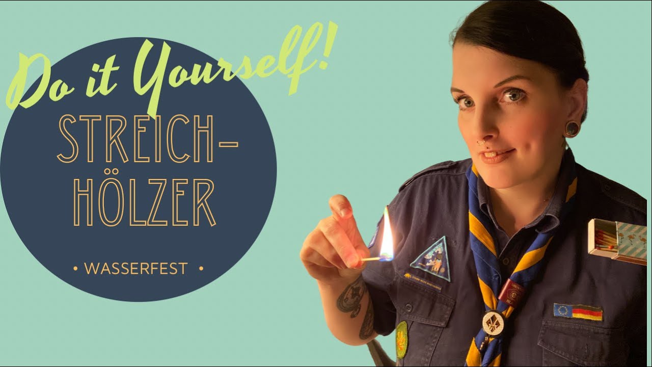 DIY Pfadfinder Ausstattung // schnell und einfach wasserfeste Streichhölzer herstellen!