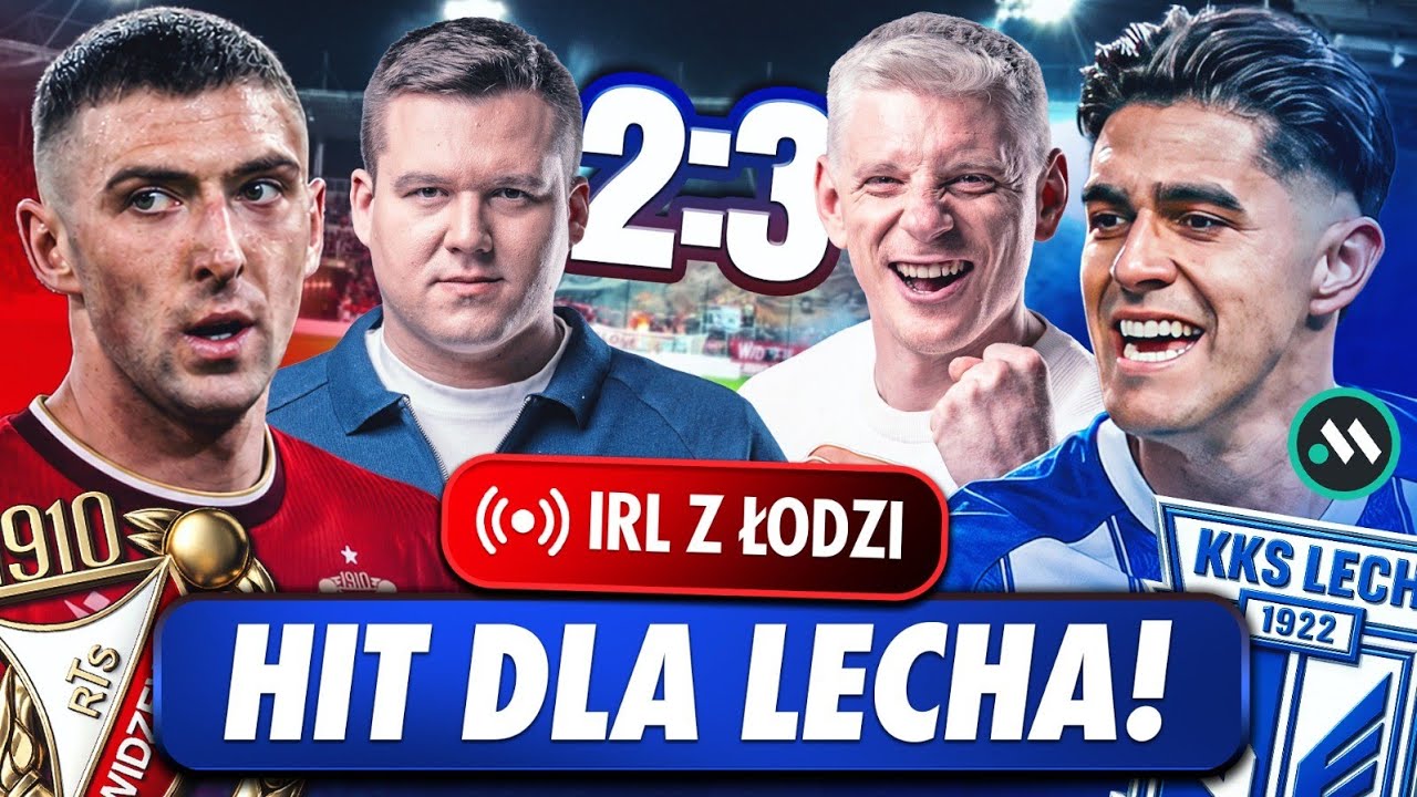 WIDZEW - LECH 2:3! HIT DLA KOLEJORZA! | DOBRASZ I STAŃDO Z ŁODZI PO MECZU