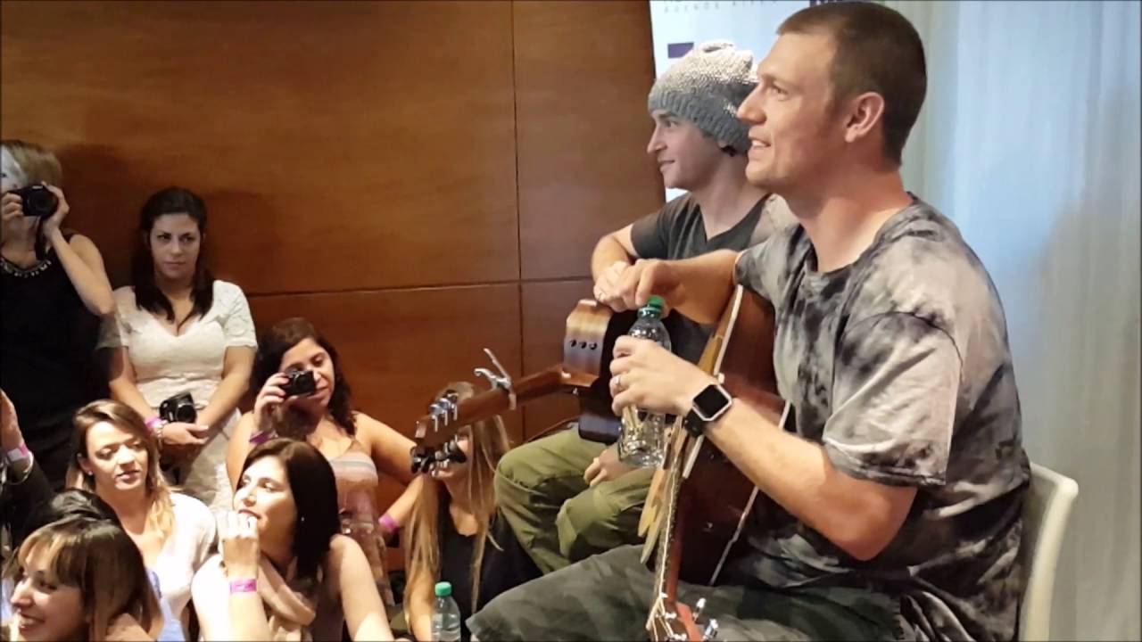Nick Carter Unplugged Argentina - All American Tour - Hotel Madero