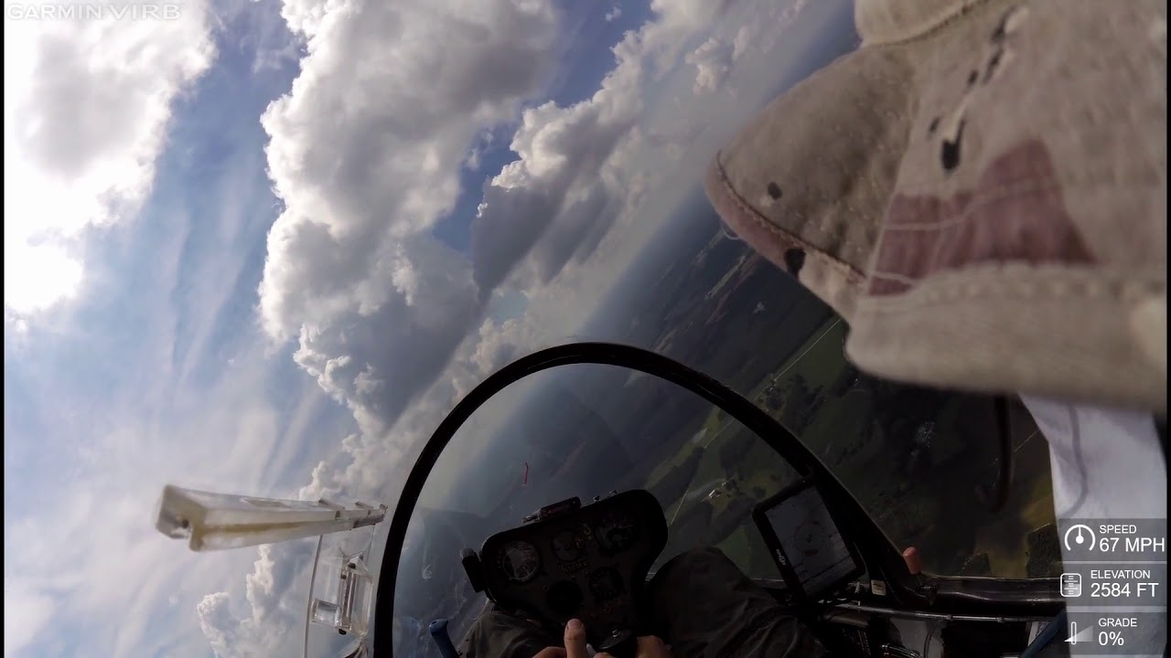 90km Soaring Flight in a DG-200