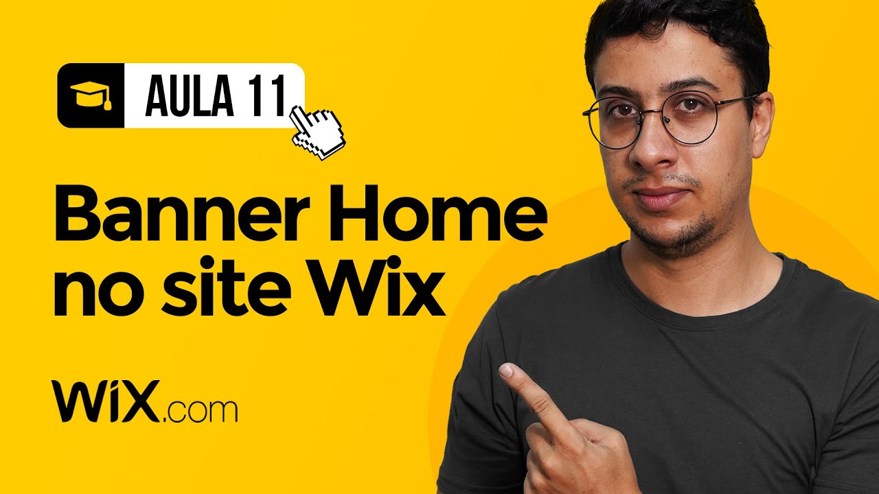 BANNER PRINCIPAL NO MEU SITE WIX - CURSO CRIANDO SITE NO WIX