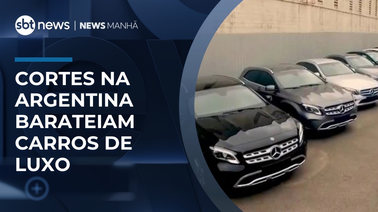 Cortes de impostos na Argentina barateiam carros de luxo | #NewsManhã