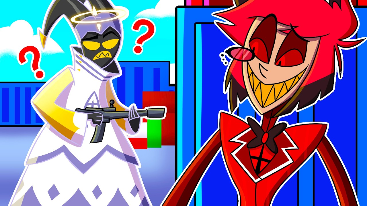 Hazbin Hotel Plays Hide and Seek WITH GUNS in Roblox