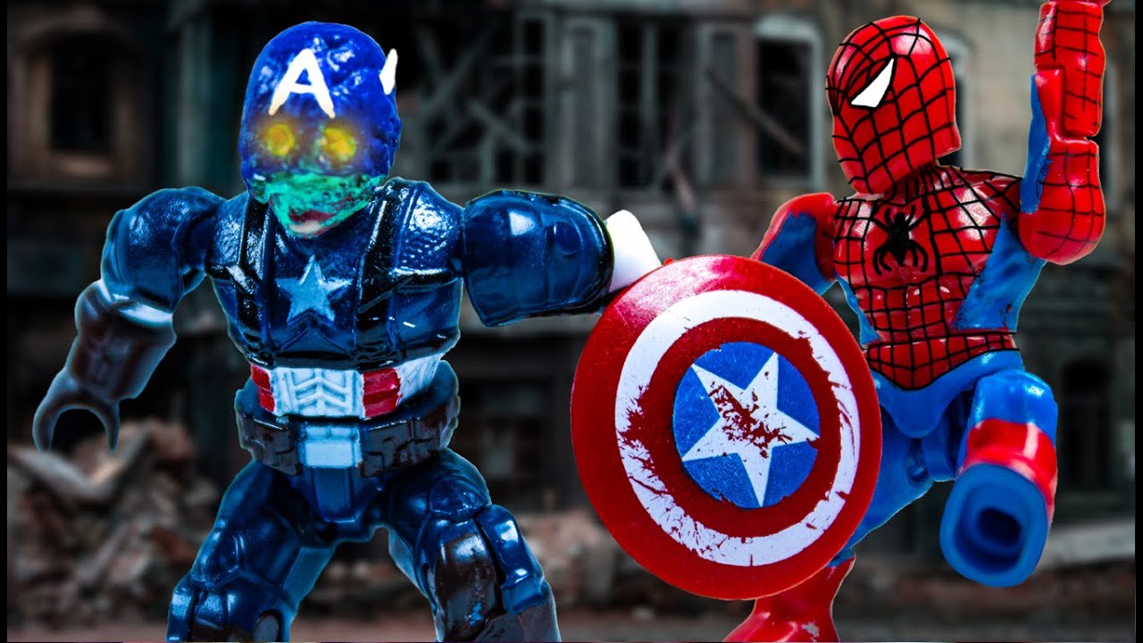 MARVEL ZOMBIES STOP MOTION, mega construx zombies stop motion