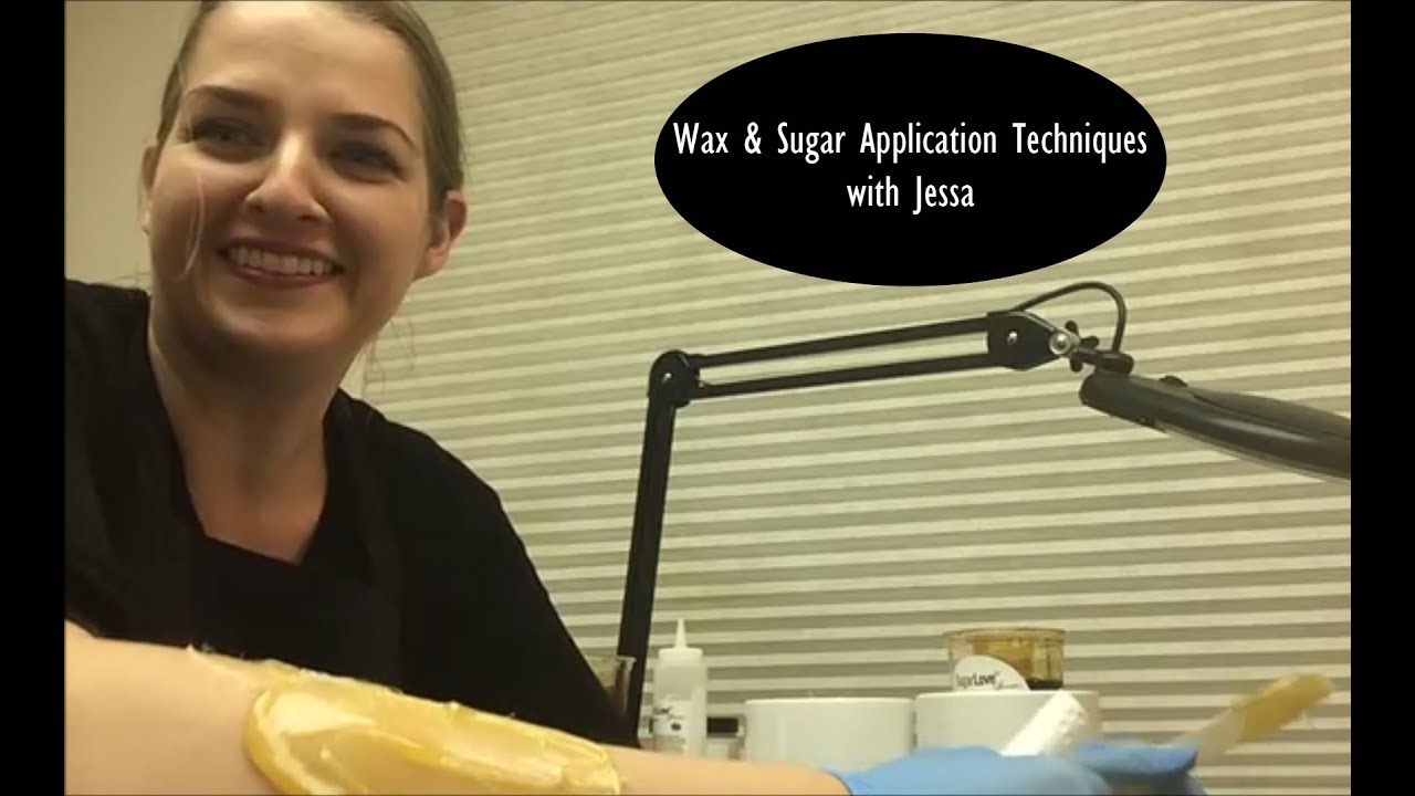 Esthetician Education Natural Hard Wax & Sugaring Paste Application