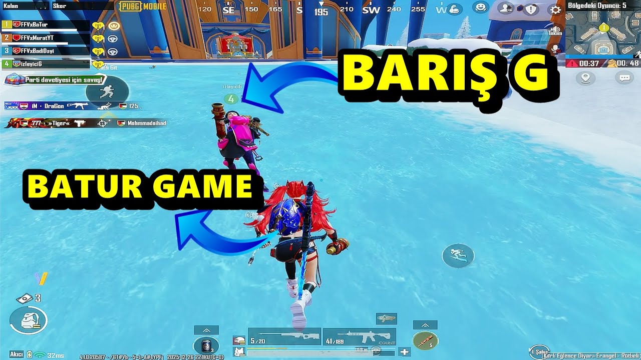 BARIŞ G İLE YARGI DAĞITTIK ! BATUR GAME PUBG MOBİLE