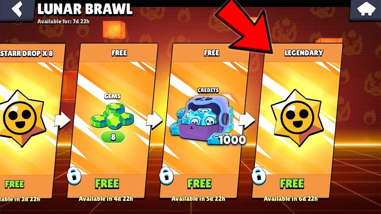 THAAANKS🔥 8 FREE LEGENDARY REWARDS🎁🔥 LUNAR BRAWL GIFTS🎁🔥 BRAWL STARS UPDATE😱✅!!