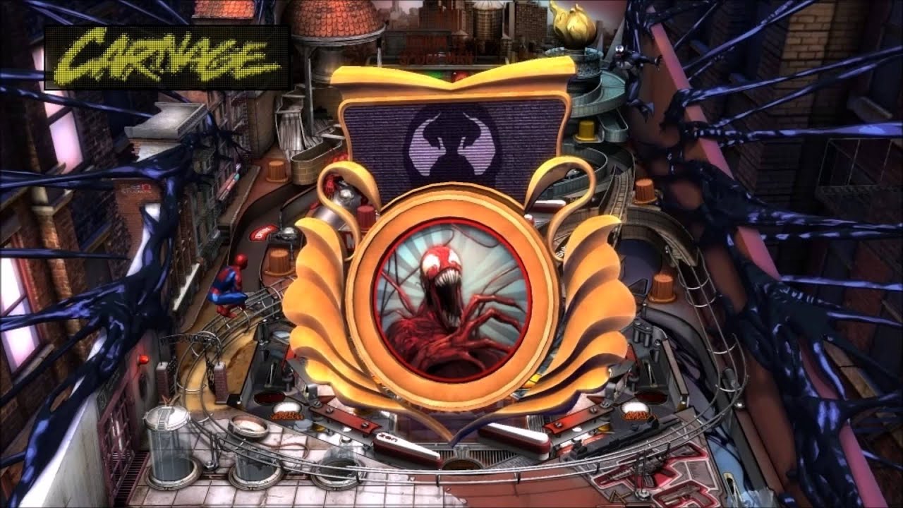 First try at Venom Wizard Mode, completed with Maximum Carnage Achievement (pinball fx2)