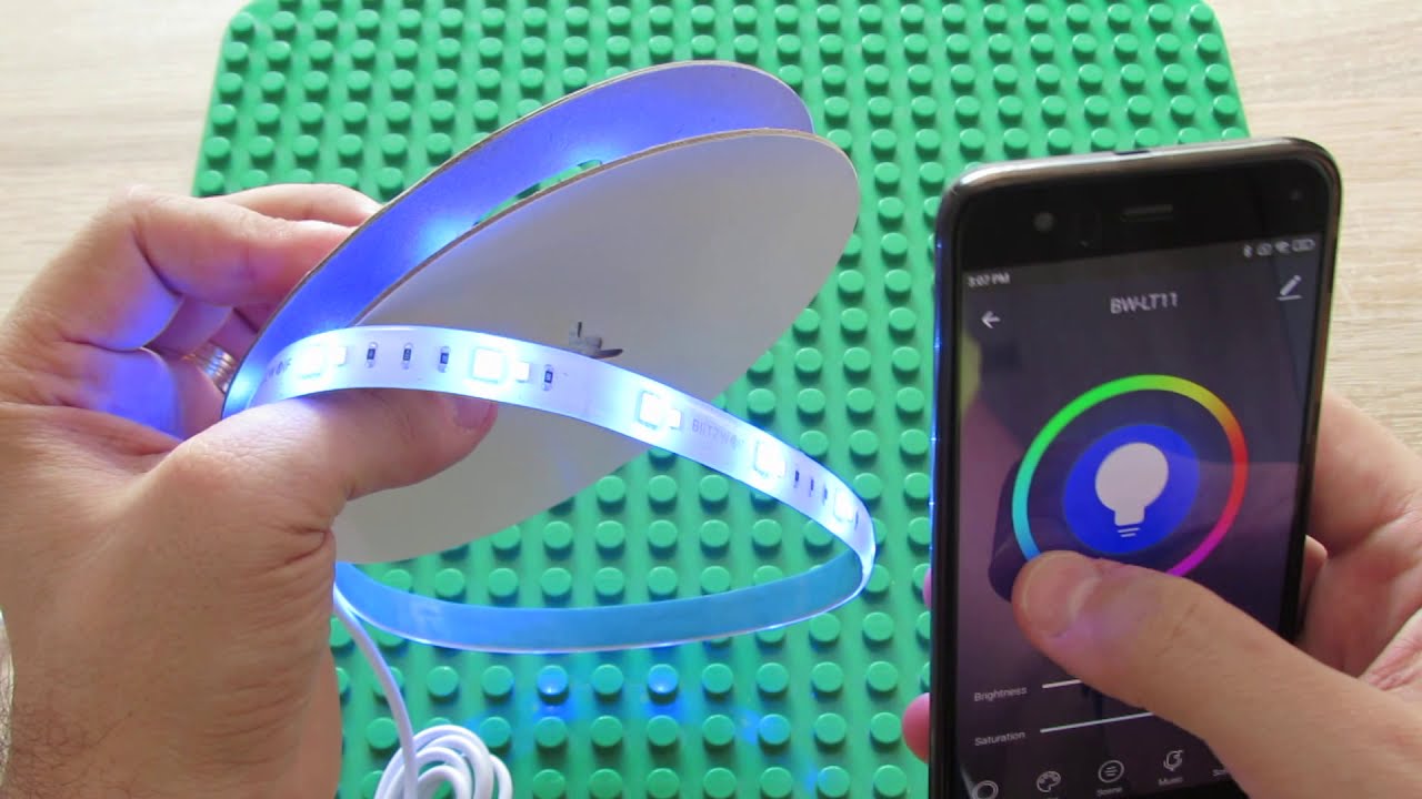 Using BlitzWolf BW-LT11 2M EU Plug LED Strip Light Set with BlitzWolf Android application