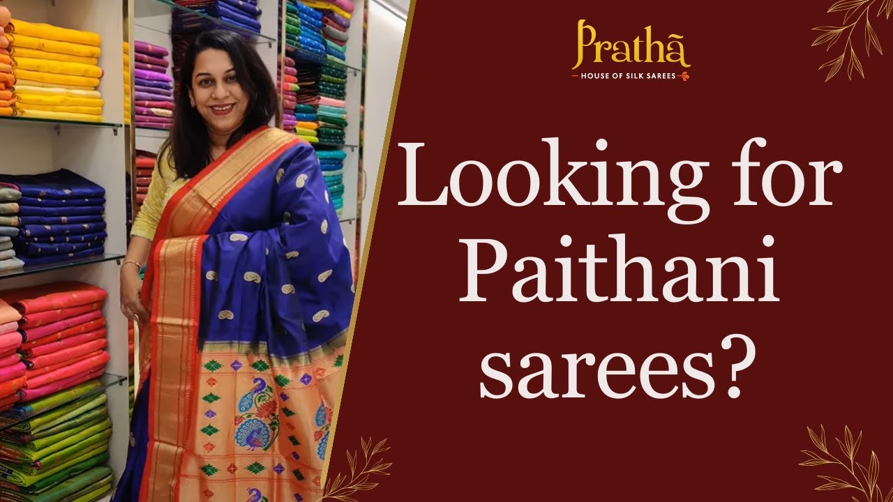 Want GORGEOUS Paithani Sarees? Watch This Now