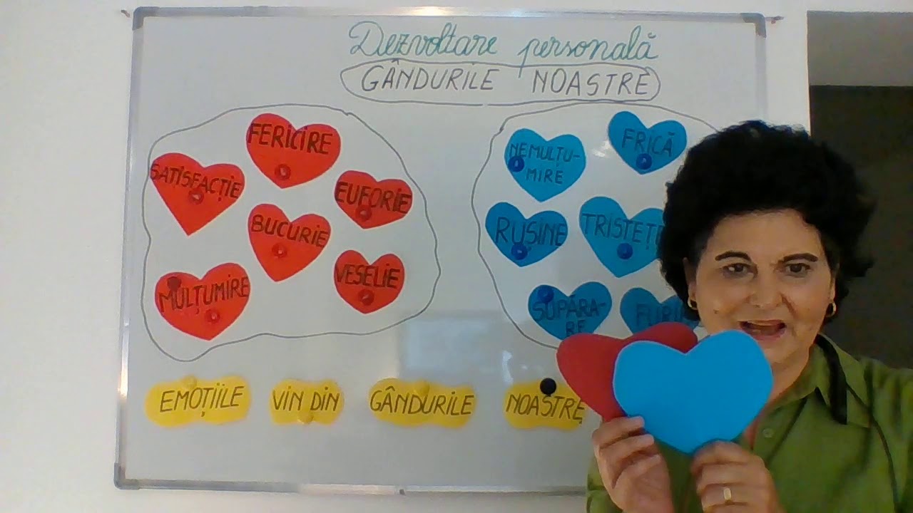038, Lectii online, Dezvoltare personala, clasa I - Gandurile noastre